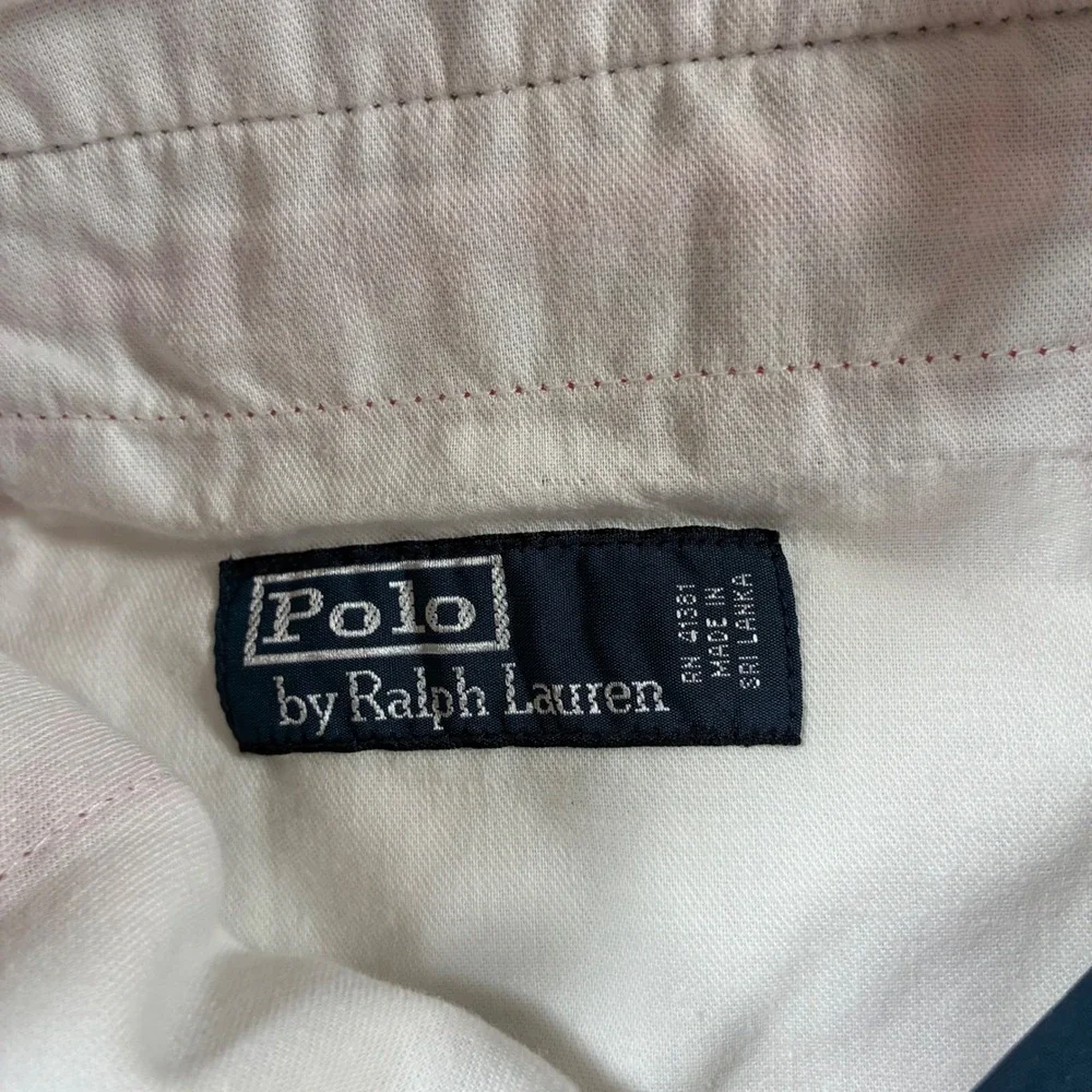 Vintage Rare Polo Ralph Lauren Shorts 38 Madras Plaid Aztec Flap Pocket 90s